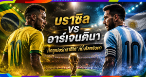 บราซิล vs อาร์เจนตินา บอลโลก 2026 ศึกซูเปอร์คลาสิโก้ที่ทั้งโลกจับตา