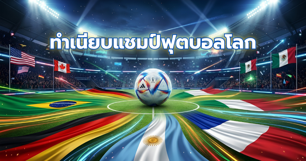ทำเนียบแชมป์และสถิติฟุตบอลโลก ก่อนเปิดศึก 2026