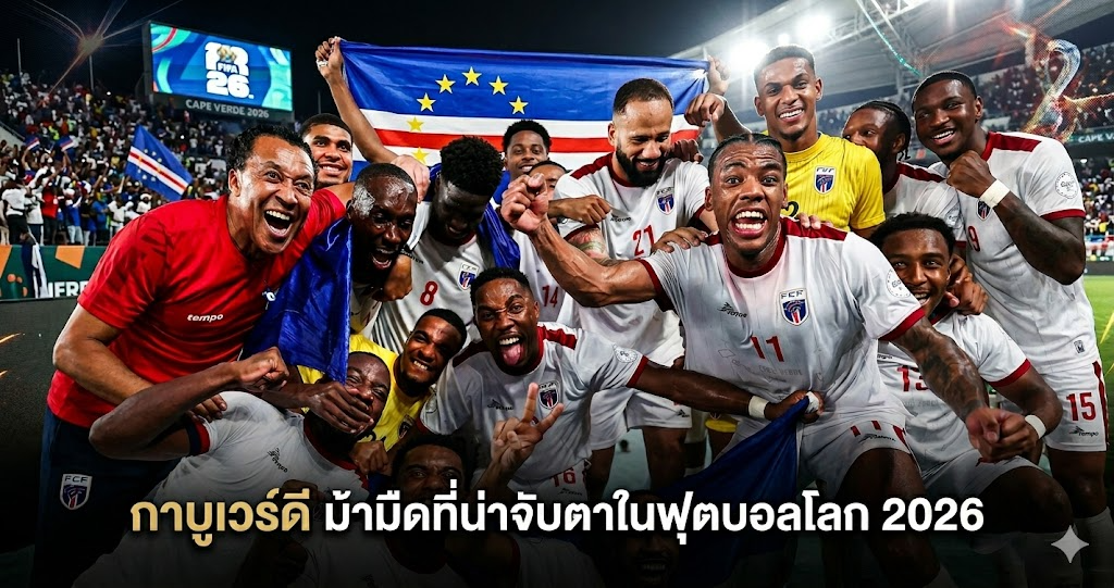 กาบูเวร์ดี" ทีมชาติป้ายแดงม้ามืดที่น่าจับตาในฟุตบอลโลก 2026