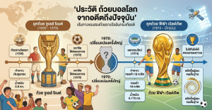 ประวัติ ถ้วยบอลโลก จากอดีตถึงปัจจุบัน เปลี่ยนแปลงมาแล้วกี่ครั้ง