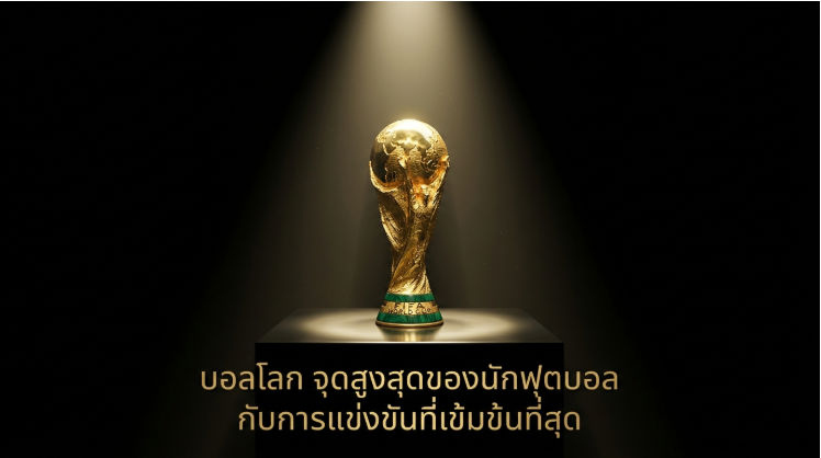 บอลโลก จุดสูงสุดของนักฟุตบอล กับการแข่งขันที่เข้มข้นที่สุด