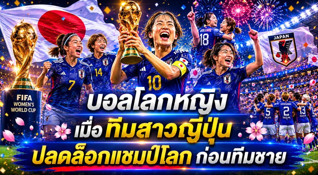 บอลโลกหญิง เมื่อทีมสาวญี่ปุ่น ปลดล็อกแชมป์โลกก่อนทีมชาย