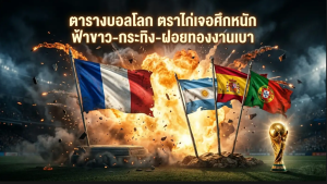 ตารางบอลโลก ตราไก่เจอศึกหนัก ฟ้าขาว-กระทิง-ฝอยทองงานเบา