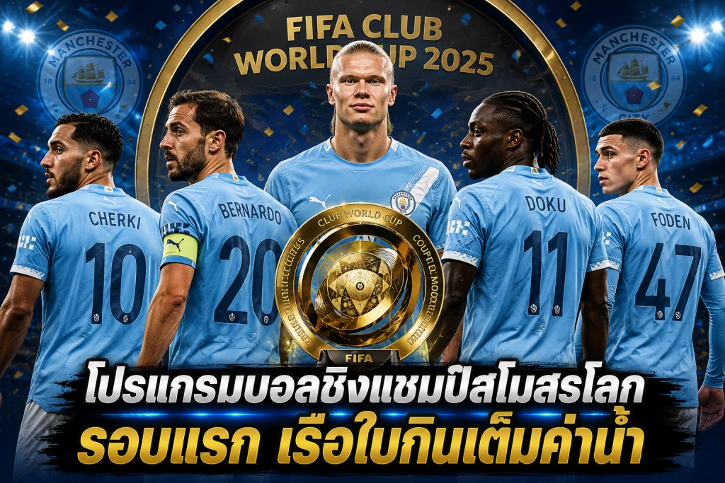 โปรแกรมบอลชิงแชมป์สโมสรโลก ค่าน้ำ/อัตราต่อรอง เรือใบครองไปเลย